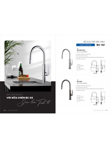 CATALOGUE BỒN RỬA CHÉN BOSSCO