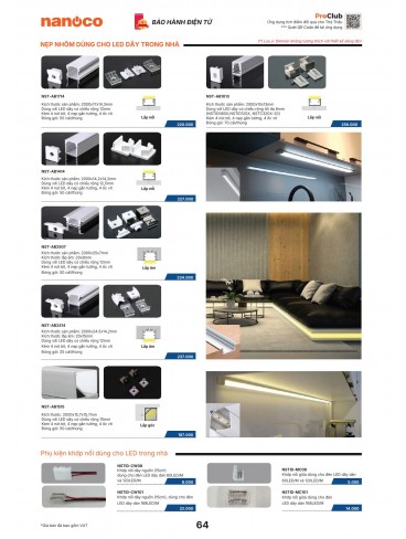 CATALOGUE THIẾT BỊ ĐIỆN PANASONIC & NANOCO T10.2026