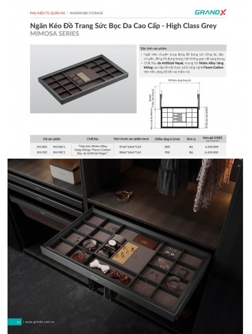CATALOGUE THIẾT BỊ PHỤ KIỆN BẾP GRANDX 2026