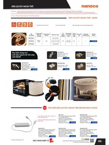 CATALOGUE THIẾT BỊ ĐIỆN PANASONIC & NANOCO T04.2026