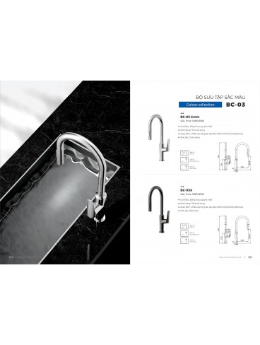 CATALOGUE BỒN RỬA CHÉN BOSSCO