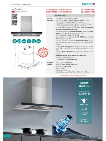 CATALOGUE THIẾT BỊ THIẾT BỊ BẾP GRANDX 2026