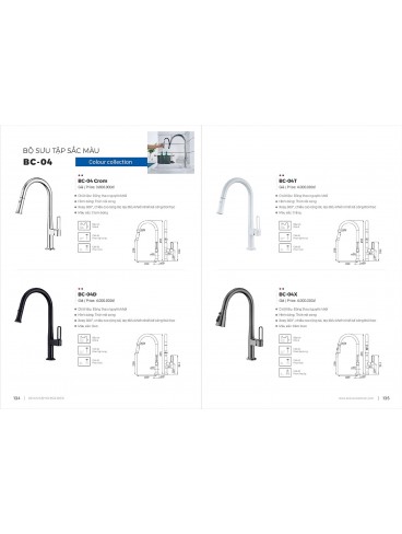 CATALOGUE BỒN RỬA CHÉN BOSSCO