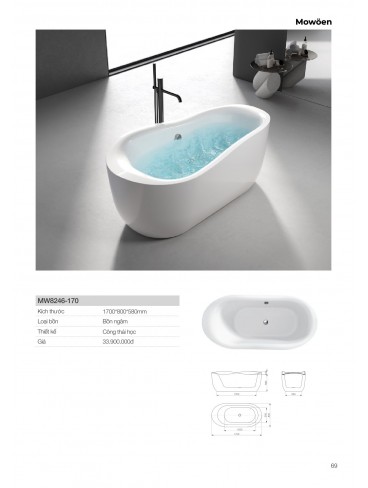 CATALOGUE BỒN TẮM MOWOEN 2026