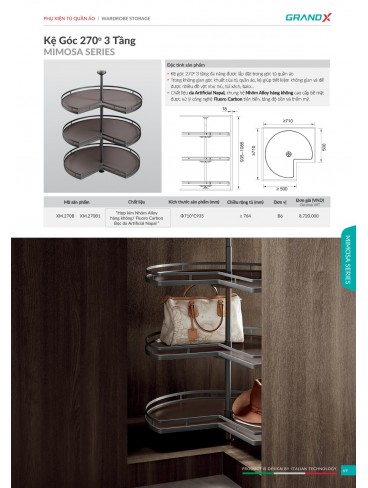 CATALOGUE THIẾT BỊ PHỤ KIỆN BẾP GRANDX 2026