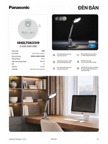 CATALOGUE ĐÈN PANASONIC THÁNG 06 - 2026