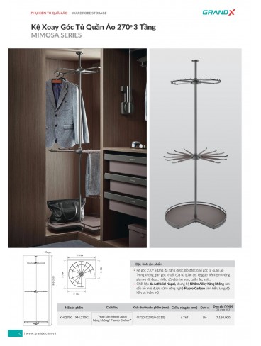 CATALOGUE THIẾT BỊ PHỤ KIỆN BẾP GRANDX 2026