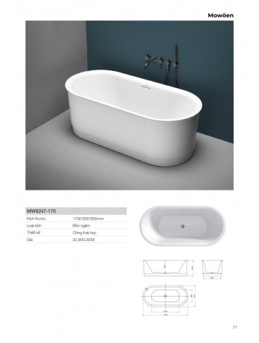 CATALOGUE BỒN TẮM MOWOEN 2026