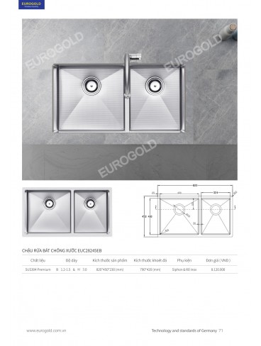 CATALOGUE THIẾT BỊ BẾP EUROGOLD 2026