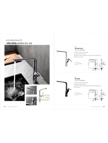 CATALOGUE BỒN RỬA CHÉN BOSSCO