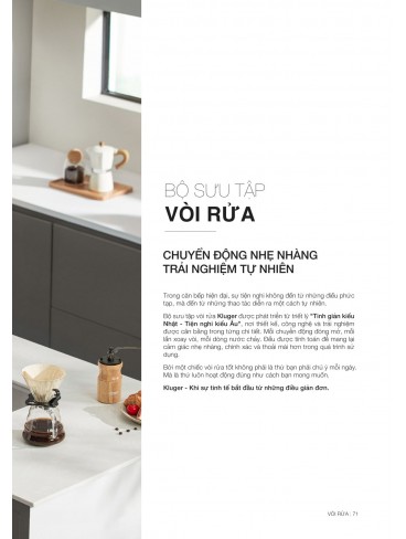 CATALOGUE CHẬU RỬA CHÉN KLUGER 2026