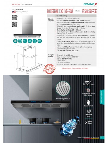 CATALOGUE THIẾT BỊ THIẾT BỊ BẾP GRANDX 2026