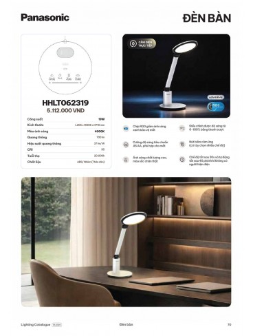 CATALOGUE ĐÈN PANASONIC THÁNG 06 - 2026