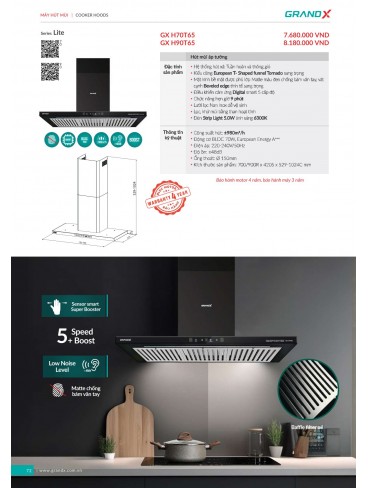 CATALOGUE THIẾT BỊ THIẾT BỊ BẾP GRANDX 2026