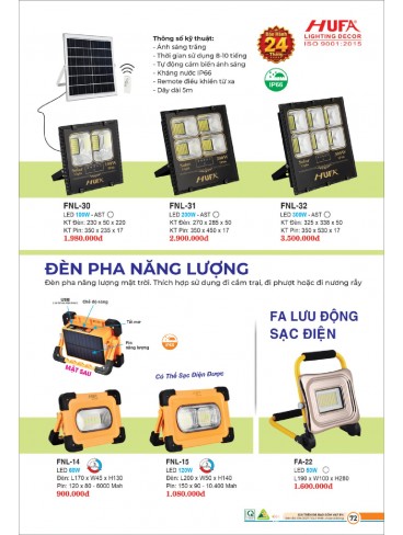 ĐÈN LED HUFA 2027
