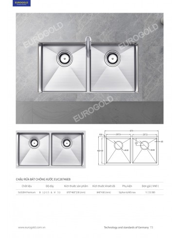 CATALOGUE THIẾT BỊ BẾP EUROGOLD 2026
