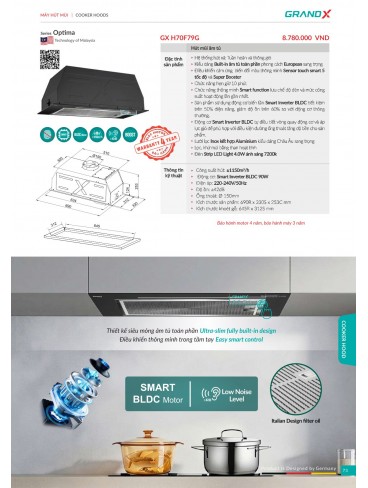 CATALOGUE THIẾT BỊ THIẾT BỊ BẾP GRANDX 2026