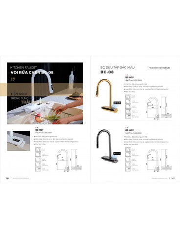 CATALOGUE BỒN RỬA CHÉN BOSSCO