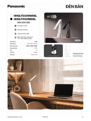 CATALOGUE ĐÈN PANASONIC THÁNG 06 - 2026