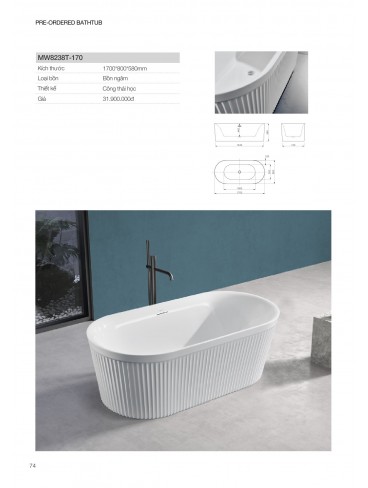 CATALOGUE BỒN TẮM MOWOEN 2026