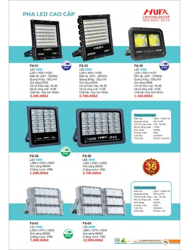 ĐÈN LED HUFA 2027