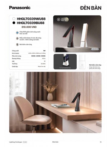 CATALOGUE ĐÈN PANASONIC THÁNG 06 - 2026