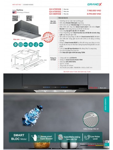 CATALOGUE THIẾT BỊ THIẾT BỊ BẾP GRANDX 2026