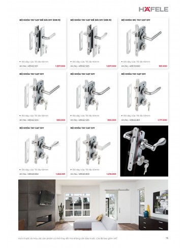 CATALOGUE THIẾT BỊ BẾP HAFELE 2026