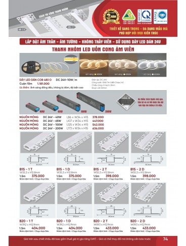 CATALOGUE ĐÈN ANFACO THÁNG 07.2026