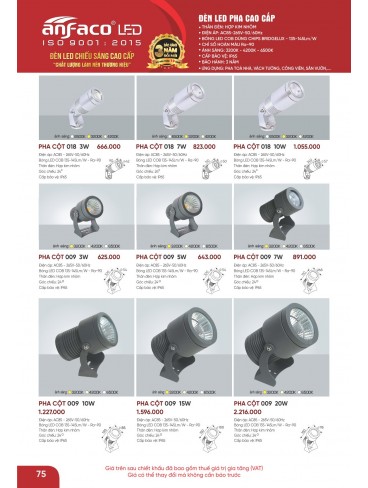 CATALOGUE ĐÈN ANFACO THÁNG 05.2026