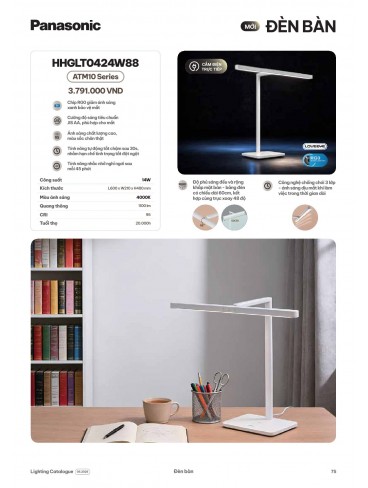 CATALOGUE ĐÈN PANASONIC THÁNG 06 - 2026