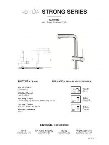 CATALOGUE CHẬU RỬA CHÉN KLUGER 2026
