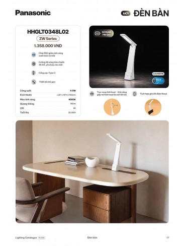 CATALOGUE ĐÈN PANASONIC THÁNG 06 - 2026
