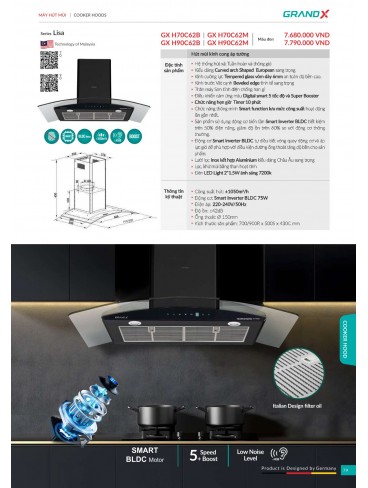 CATALOGUE THIẾT BỊ THIẾT BỊ BẾP GRANDX 2026