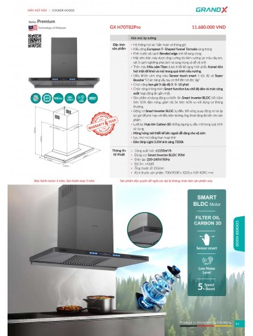 CATALOGUE THIẾT BỊ THIẾT BỊ BẾP GRANDX 2026