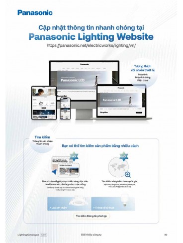 CATALOGUE ĐÈN PANASONIC THÁNG 06 - 2026