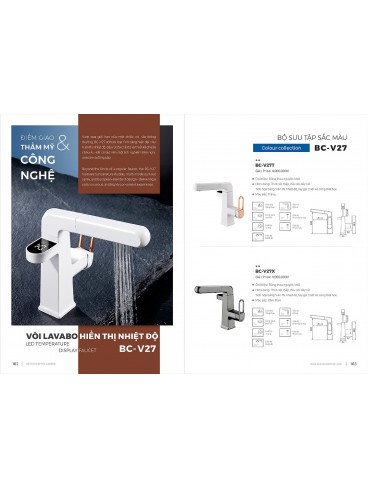 CATALOGUE BỒN RỬA CHÉN BOSSCO