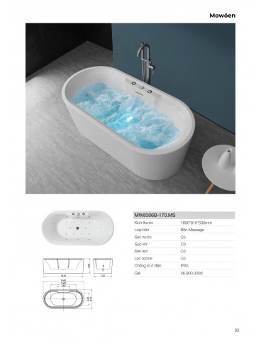 CATALOGUE BỒN TẮM MOWOEN 2026