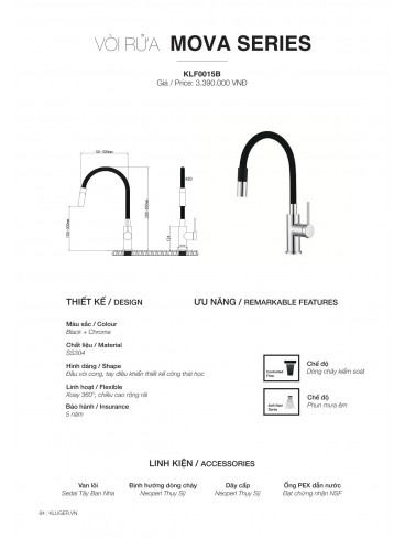 CATALOGUE CHẬU RỬA CHÉN KLUGER 2026
