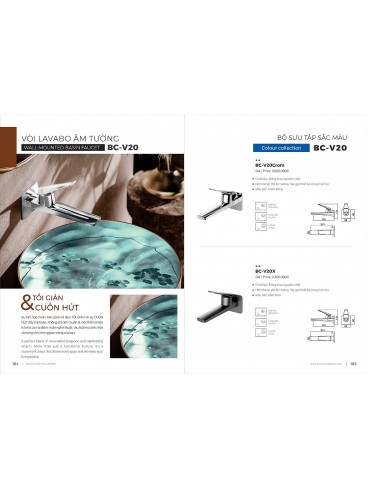 CATALOGUE BỒN RỬA CHÉN BOSSCO