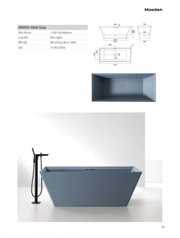 CATALOGUE BỒN TẮM MOWOEN 2026