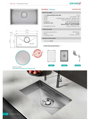 CATALOGUE THIẾT BỊ THIẾT BỊ BẾP GRANDX 2026