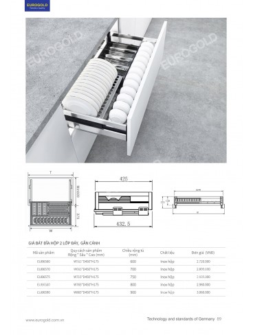 CATALOGUE PHỤ KIỆN BẾP EUROGOLD 2026