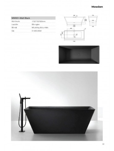 CATALOGUE BỒN TẮM MOWOEN 2026