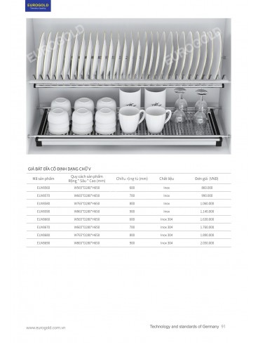 CATALOGUE PHỤ KIỆN BẾP EUROGOLD 2026