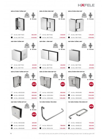 CATALOGUE THIẾT BỊ BẾP HAFELE 2026