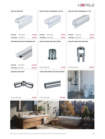 CATALOGUE THIẾT BỊ BẾP HAFELE 2026