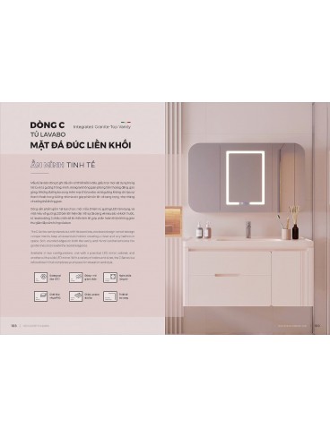 CATALOGUE TỦ LAVABO BOSSCO 