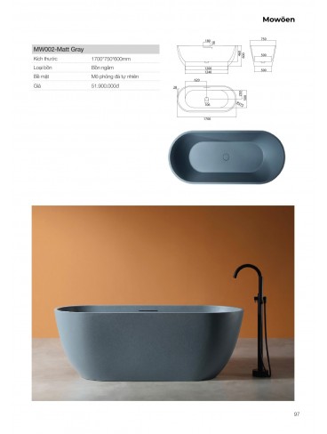 CATALOGUE BỒN TẮM MOWOEN 2026