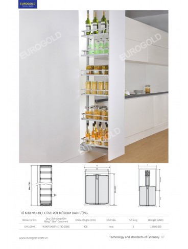 CATALOGUE PHỤ KIỆN BẾP EUROGOLD 2026